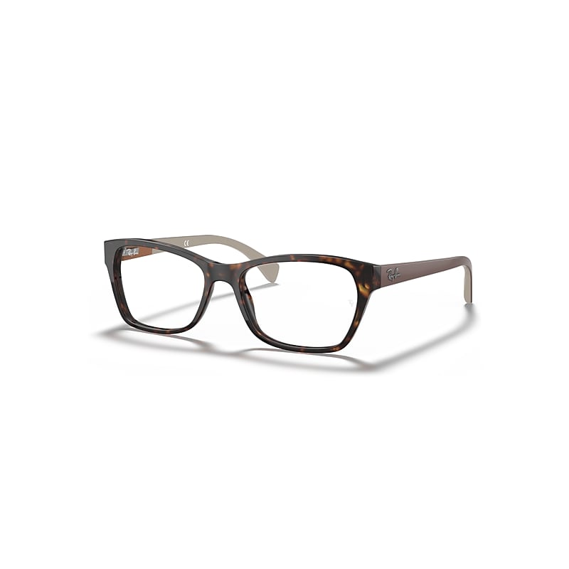 Ray-Ban Rb5298 Optics  Braun Fassung Klar Glas Polarisiert 53-17 von Ray-Ban