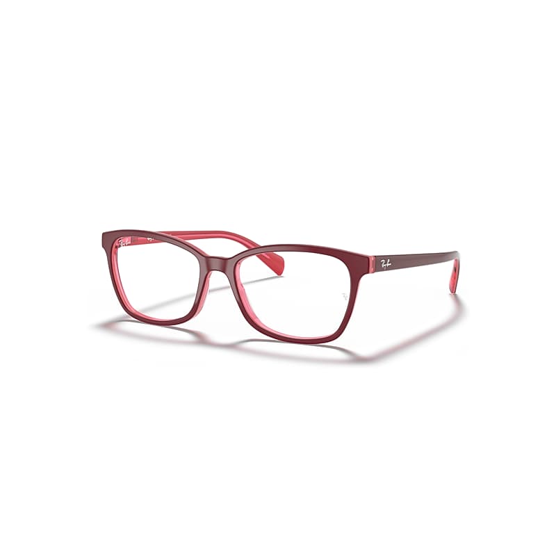 Ray-Ban Rb5362 Optics  Violett-rot Fassung Klar Glas 54-17 von Ray-Ban