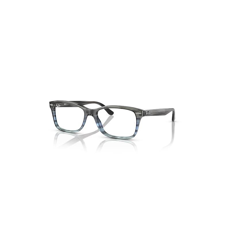 Ray-Ban Rb5428 Optics  Grau Gestreift Fassung Demo Gläser Glas Polarisiert 53-17 von Ray-Ban