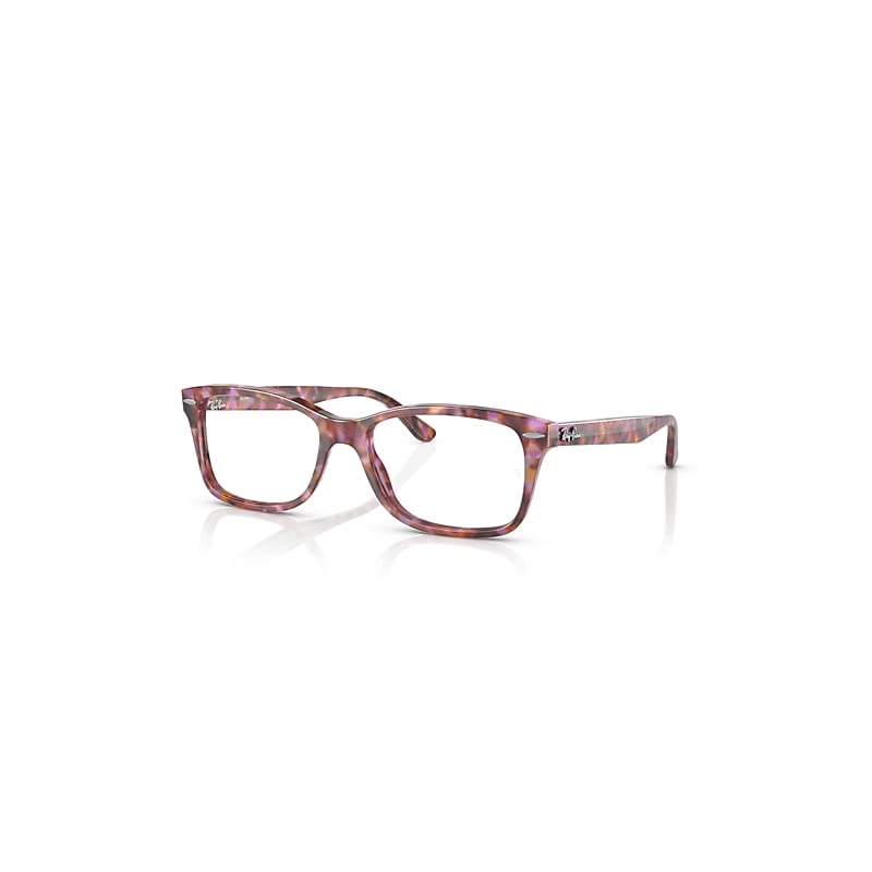 Ray-Ban Rb5428 Optics  Rot & Lila Havana Fassung Klar Glas Polarisiert 50-17 von Ray-Ban