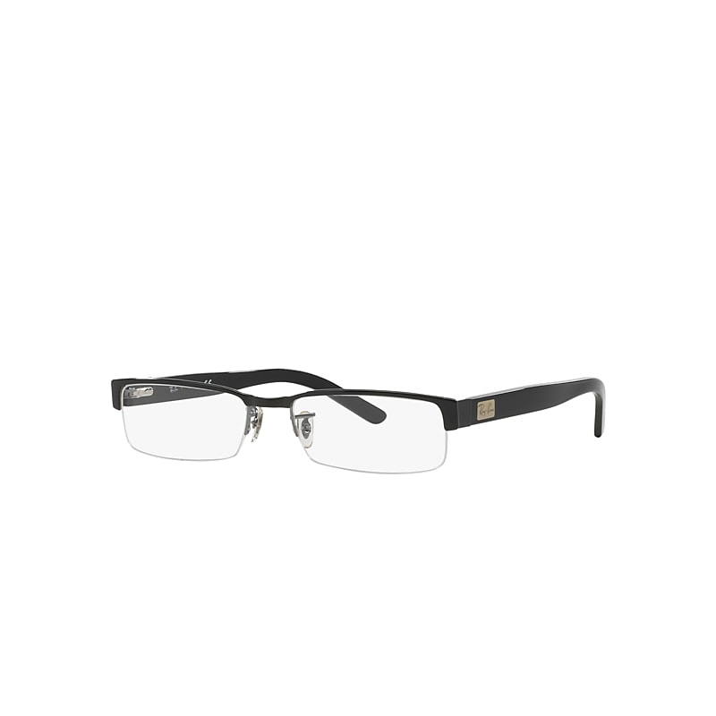 Ray-Ban Rb6182  Schwarz Fassung Klar Glas 53-17 von Ray-Ban