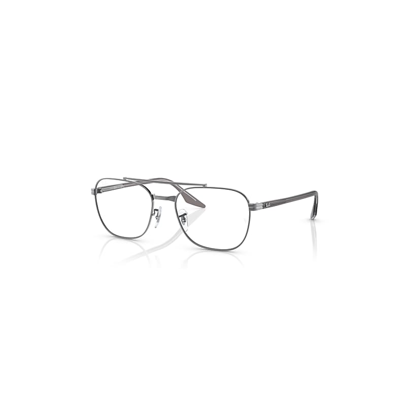 Ray-Ban Rb6485 Optics  Grau Auf Transparent Fassung Klar Glas Polarisiert 55-19 von Ray-Ban