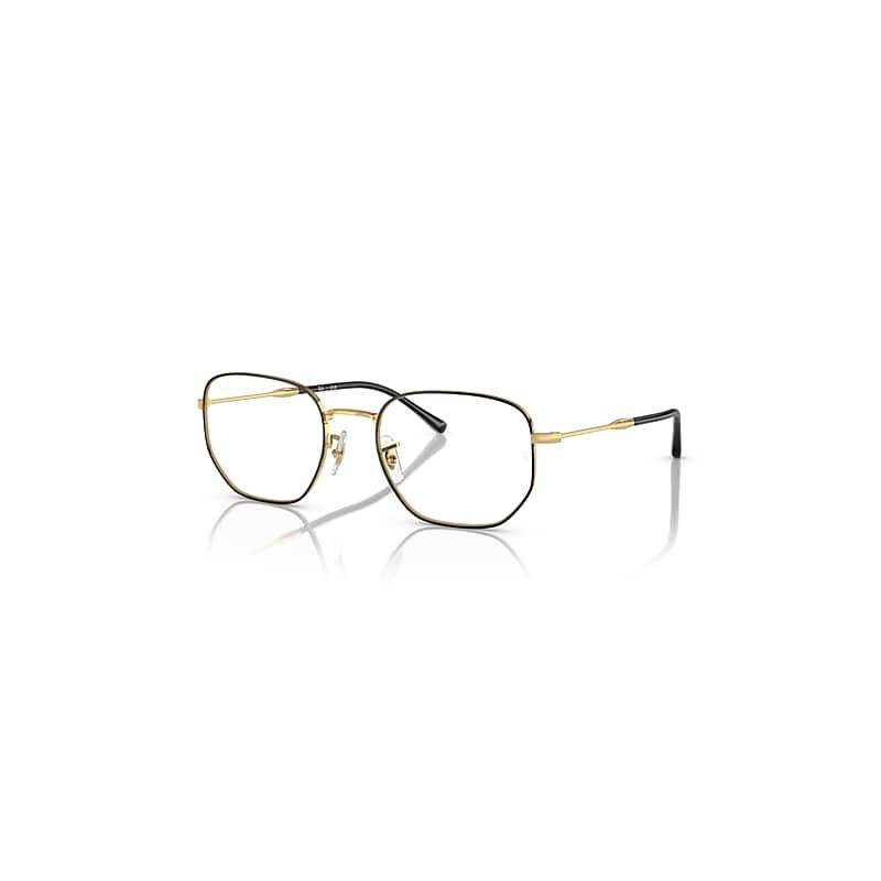 Ray-Ban Rb6496 Optics Limited  Schwarz Auf Gold Fassung Demo Gläser Glas Polarisiert 51-20 von Ray-Ban