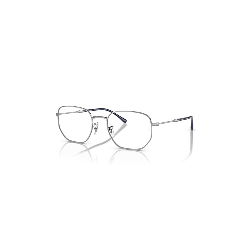 Ray-Ban Rb6496 Optics  Silber Fassung Klar Glas Polarisiert 53-20 von Ray-Ban