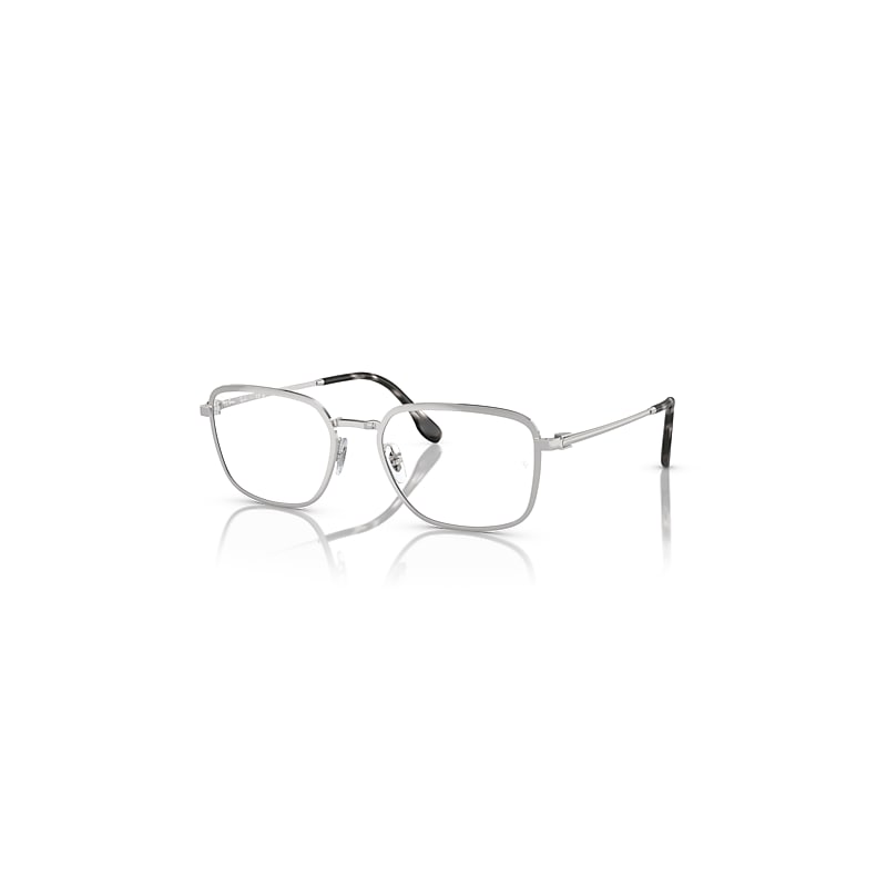 Ray-Ban Rb6511 Optics  Silber Fassung Klar Glas Polarisiert 55-19 von Ray-Ban