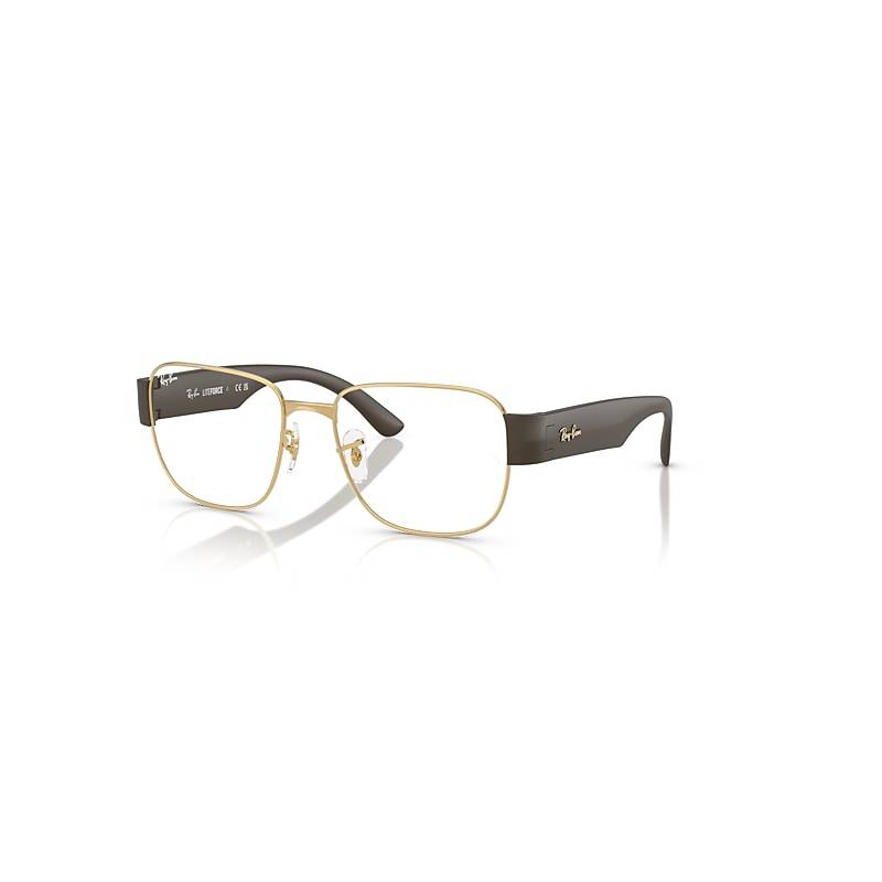 Ray-Ban Rb6532 Optics  Sand Braun Fassung Klar Glas Polarisiert 53-18 von Ray-Ban