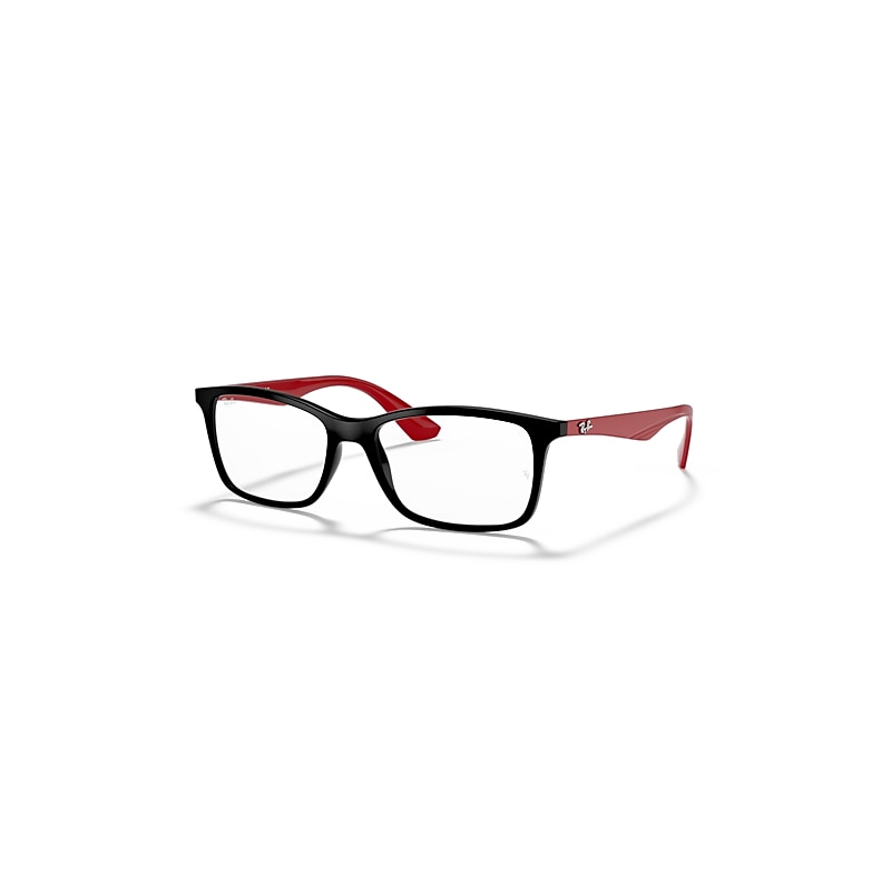 Ray-Ban Rb7047 Optics  Rot Fassung Klar Glas Polarisiert 54-17 von Ray-Ban