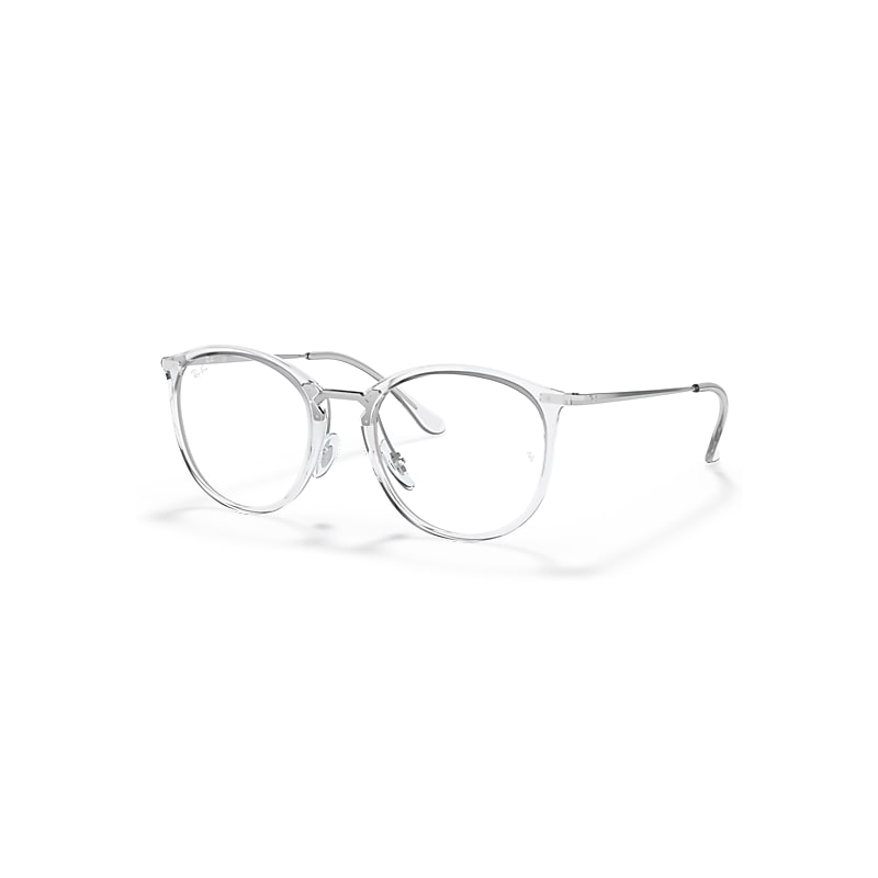 Ray-Ban Rb7140 Optics  Silber Fassung Klar Glas 49-20 von Ray-Ban