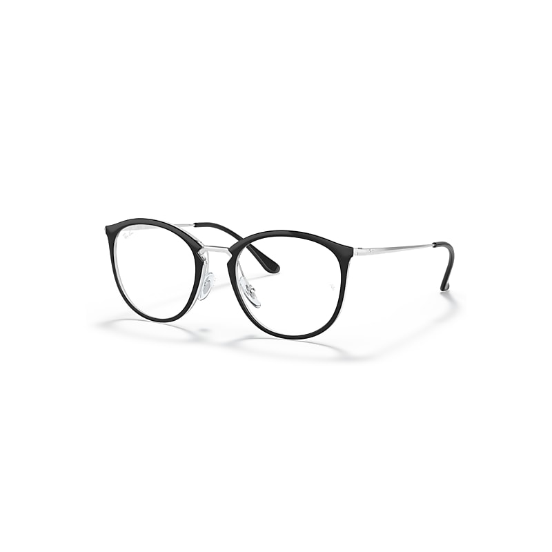 Ray-Ban Rb7140 Optics  Silber Fassung Klar Glas 51-20 von Ray-Ban