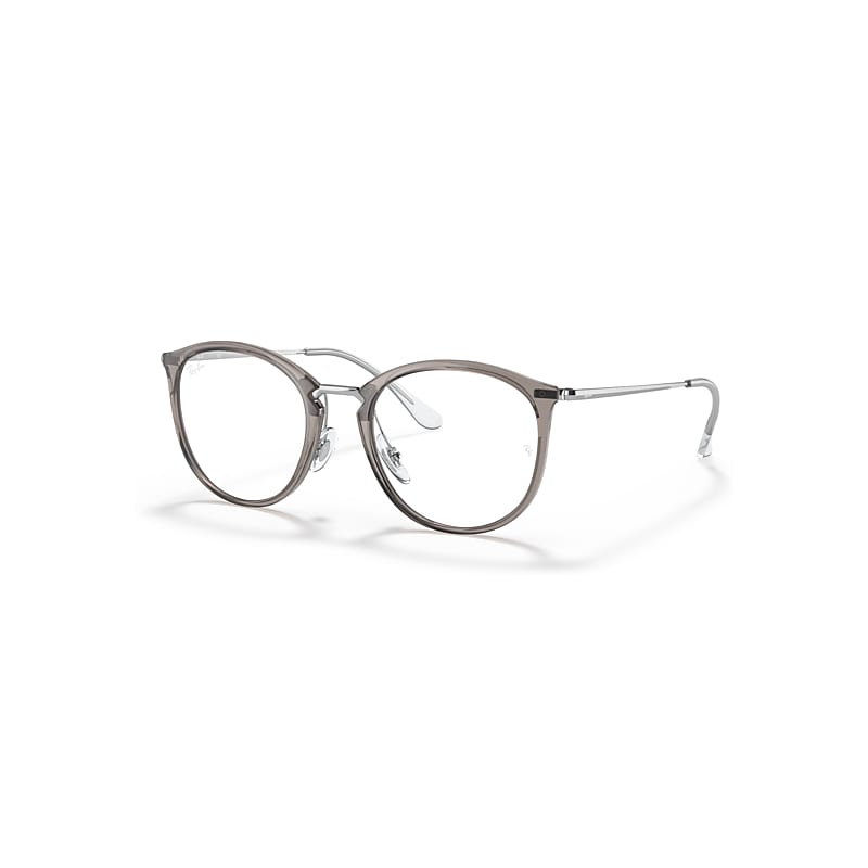 Ray-Ban Rb7140 Optics  Silber Fassung Klar Glas Polarisiert 49-20 von Ray-Ban