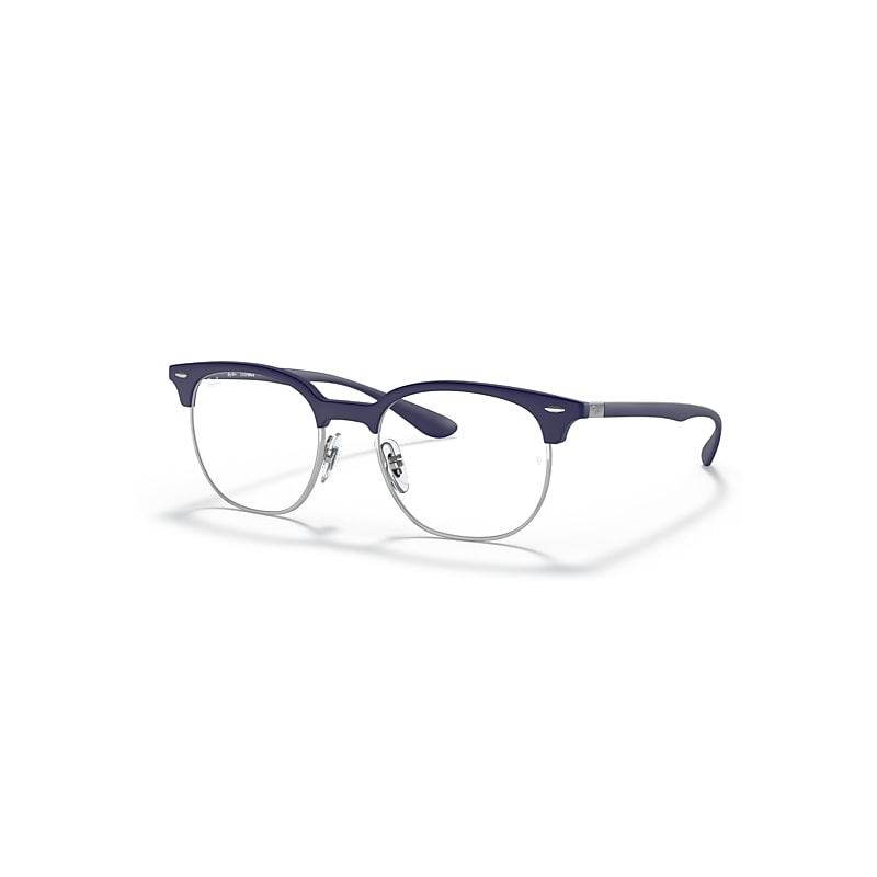 Ray-Ban Rb7186 Optics  Blau Fassung Klar Glas 51-19 von Ray-Ban