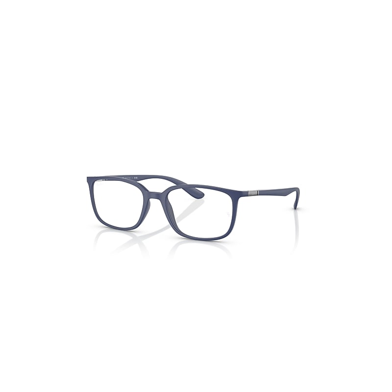 Ray-Ban Rb7208 Optics  Blau Fassung Klar Glas Polarisiert 54-18 von Ray-Ban