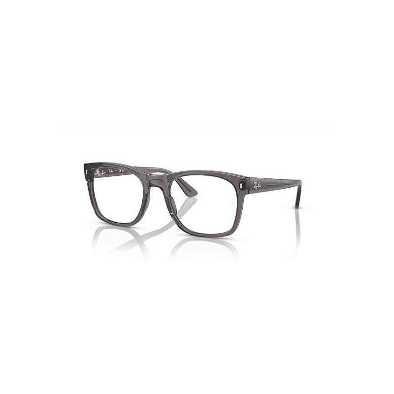 Ray-Ban Rb7228 Optics  Opal Dunkelgrau Fassung Klar Glas Polarisiert 55-21 von Ray-Ban