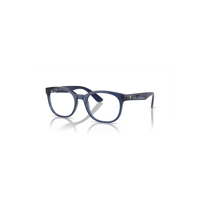 Ray-Ban Rb7231m Optics Scuderia Ferrari Collection  Blau Fassung Demo Gläser Glas Polarisiert 52-19 von Ray-Ban