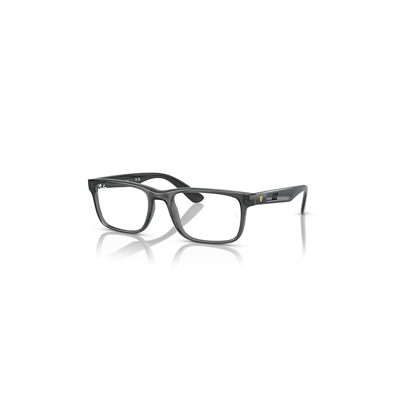 Ray-Ban Rb7232m Optics Scuderia Ferrari Collection  Grau Fassung Klar Glas Polarisiert 54-19 von Ray-Ban
