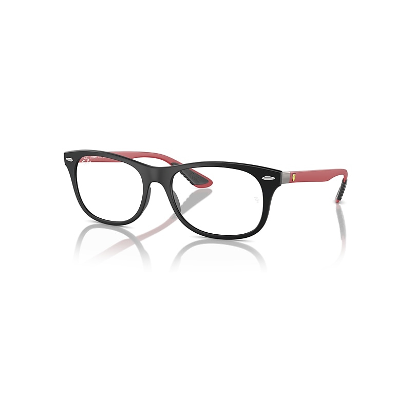 Ray-Ban Rb7307m Optics Scuderia Ferrari Collection  Rot Fassung Klar Glas Polarisiert 52-17 von Ray-Ban