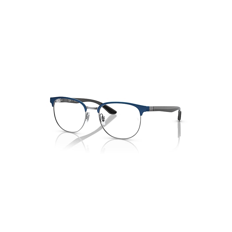 Ray-Ban Rb8422 Optics  Blau Mit Gunmetal Fassung Klar Glas Polarisiert 52-19 von Ray-Ban