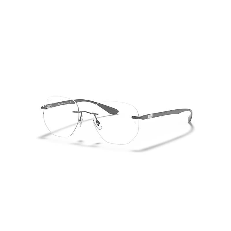 Ray-Ban Rb8766 Optics  Sand Grau Fassung Klar Glas 51-17 von Ray-Ban