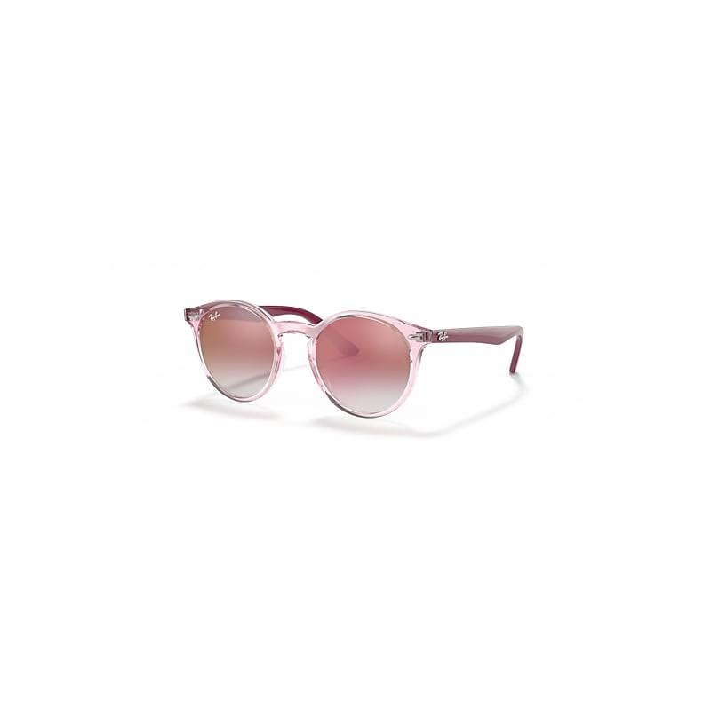 Ray-Ban Rb9064s Kids Sonnenbrillen Pink Transparent Fassung Rot Glas 44-19 von Ray-Ban