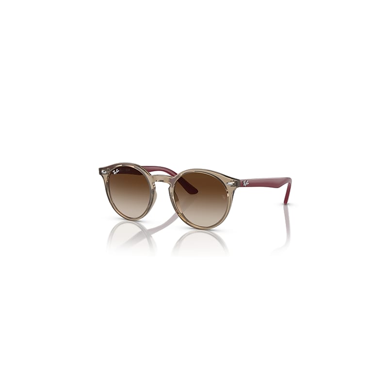 Ray-Ban Rb9064s Kids Sonnenbrillen Rot Fassung Braun Glas 44-19 von Ray-Ban