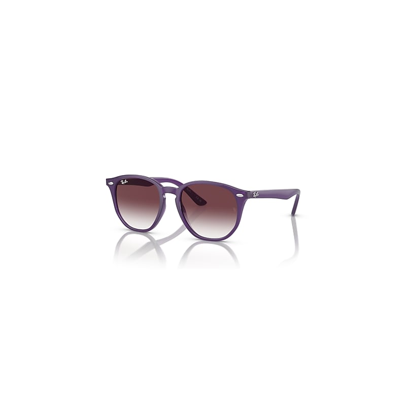 Ray-Ban Rb9070s Kids Sonnenbrillen Opal Violett Fassung Grau Glas 46-16 von Ray-Ban