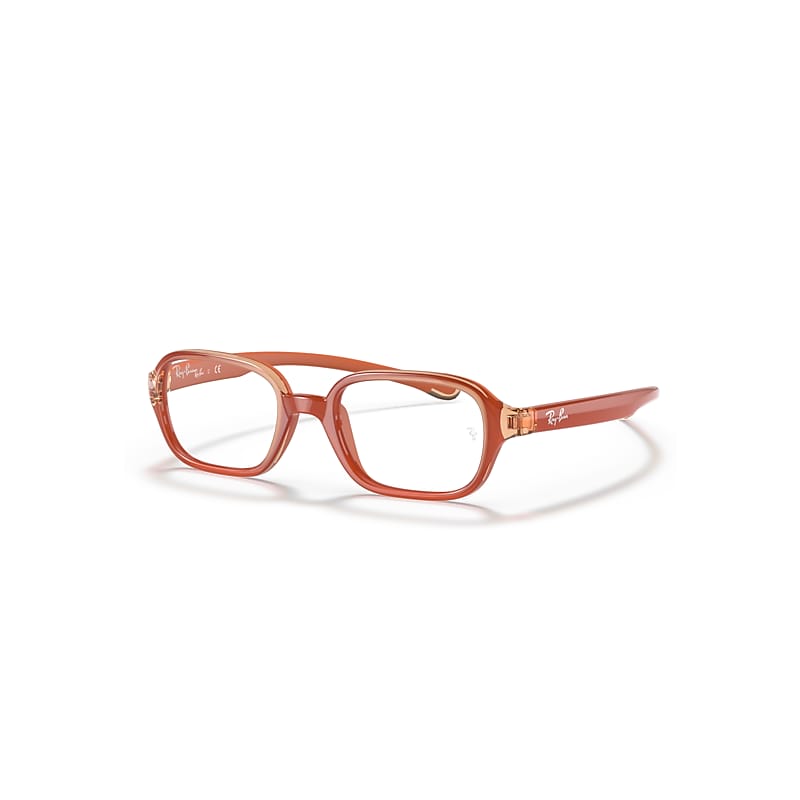 Ray-Ban Rb9074 Optics Kids  Orange Fassung Klar Glas Polarisiert 37-16 von Ray-Ban