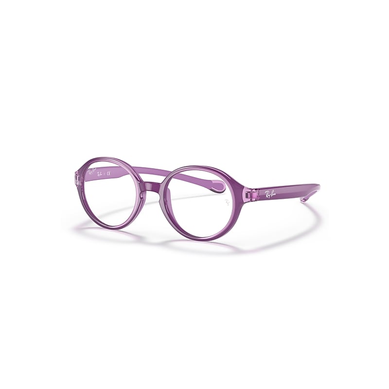 Ray-Ban Rb9075 Optics Kids  Violett Fassung Klar Glas Polarisiert 35-16 von Ray-Ban