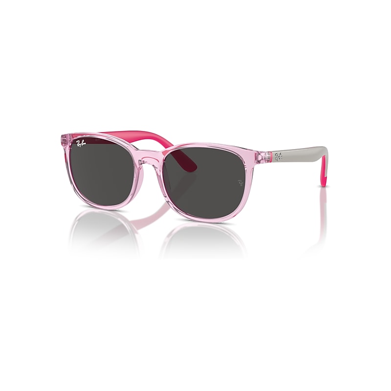 Ray-Ban Rb9079s Kids Bio-based Sonnenbrillen Grey On Fuchsia Fassung Grau Glas 49-16 von Ray-Ban