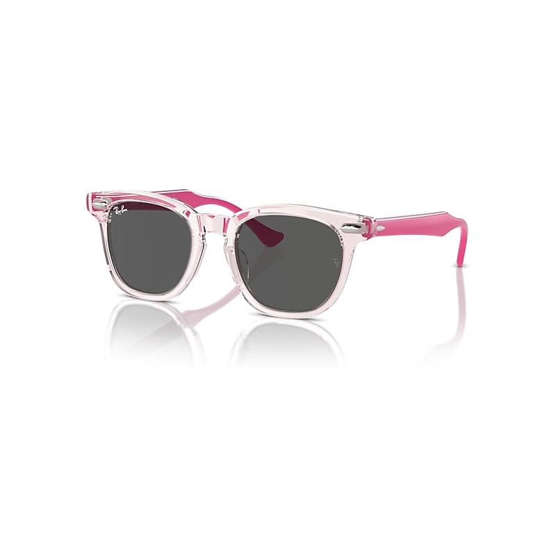 Ray-Ban Rb9098s Kids Sonnenbrillen Pink Barbie Fassung Grau Glas 45-18 von Ray-Ban