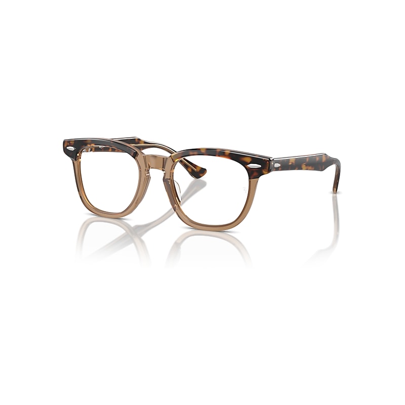 Ray-Ban Rb9098v Optics Kids  Havana Auf Transparent Fassung Klar Glas Polarisiert 43-18 von Ray-Ban