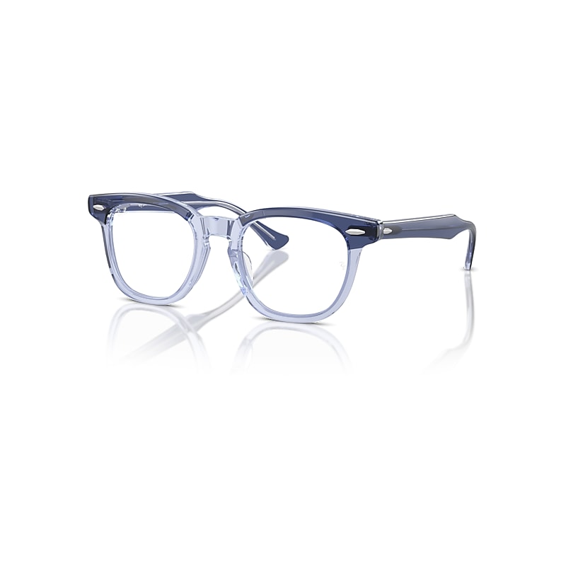 Ray-Ban Rb9098v Optics Kids  Oben Violett Auf Violett Transparent Fassung Klar Glas Polarisiert 43-18 von Ray-Ban