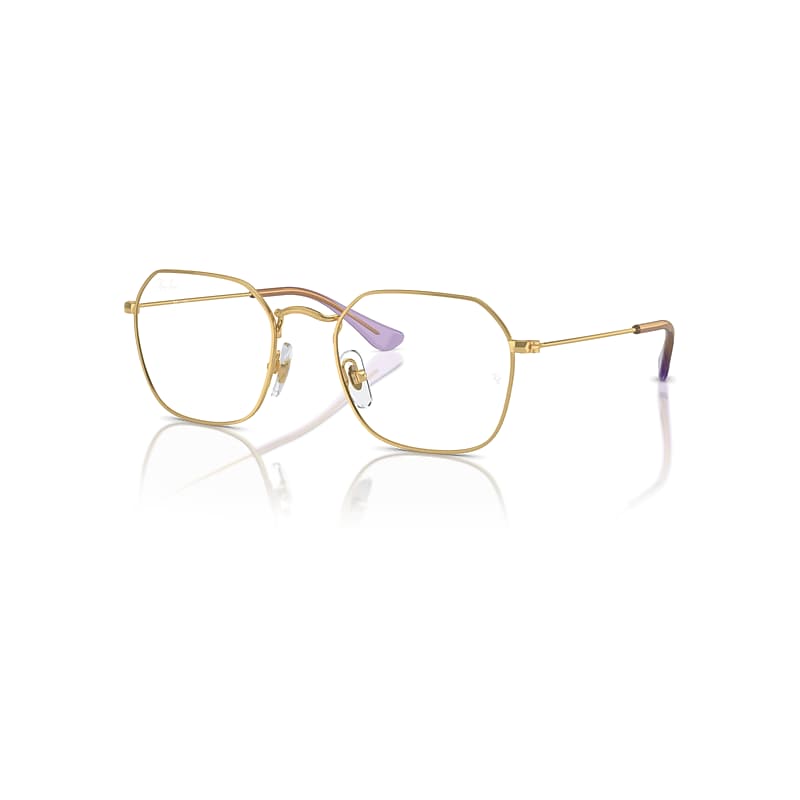 Ray-Ban Rb9594v Optics Kids  Gold Fassung Klar Glas Polarisiert 45-19 von Ray-Ban