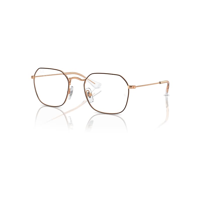 Ray-Ban Rb9594v Optics Kids  Rotgold Fassung Klar Glas Polarisiert 45-19 von Ray-Ban