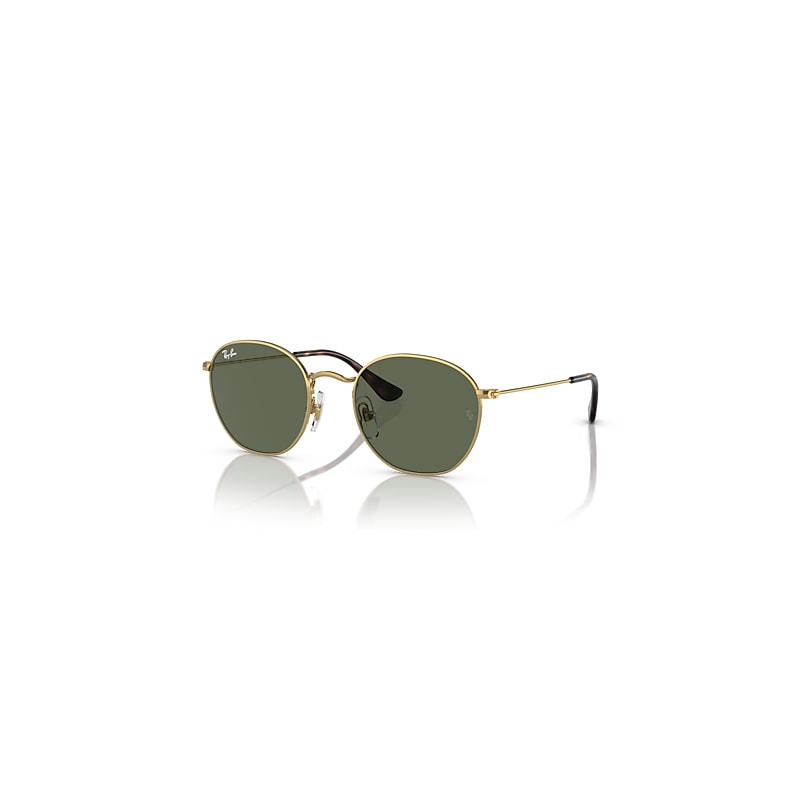 Ray-Ban Rob Kids Sonnenbrillen Gold Fassung Grün Glas 48-19 von Ray-Ban