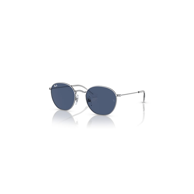 Ray-Ban Rob Kids Sonnenbrillen Silber Fassung Blau Glas 48-19 von Ray-Ban