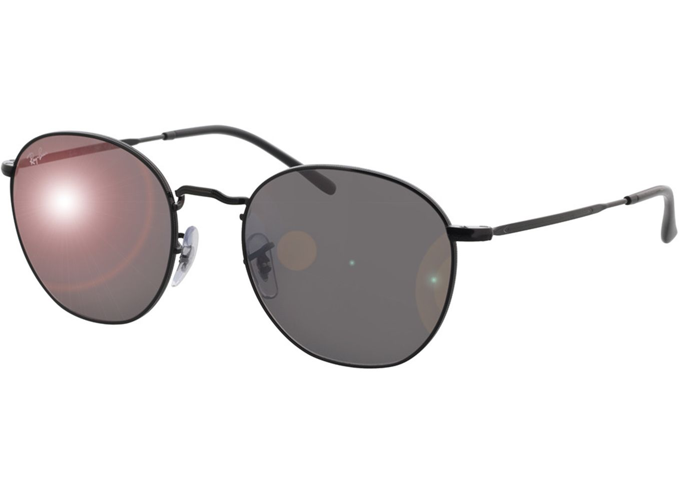 Ray-Ban Rob RB3772 002/B1 54-20 Sonnenbrille mit Sehstärke erhältlich, Damen/Herren, Vollrand, Rund von Ray-Ban