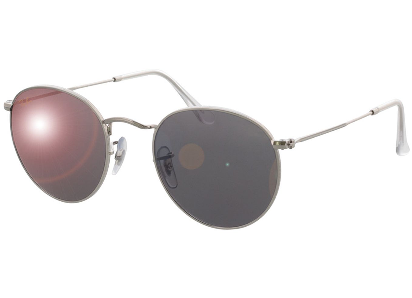 Ray-Ban Round Metal RB3447 9198B1 50-21 Sonnenbrille mit Sehstärke erhältlich, Damen/Herren, Vollrand, Rund von Ray-Ban