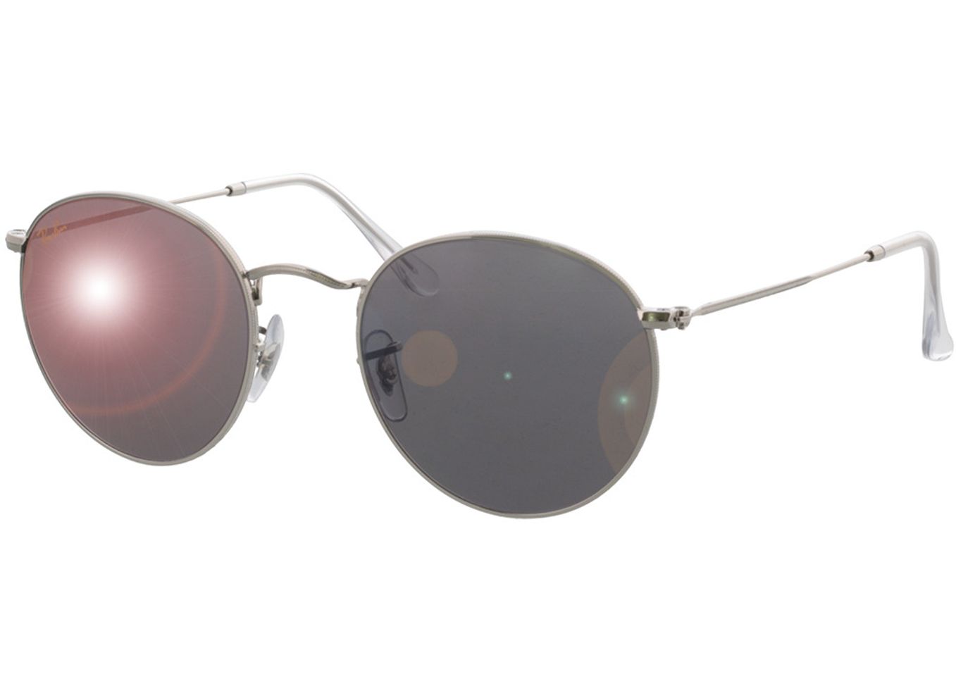 Ray-Ban Round Metal RB3447 9198B1 53-21 Sonnenbrille mit Sehstärke erhältlich, Damen/Herren, Vollrand, Rund von Ray-Ban