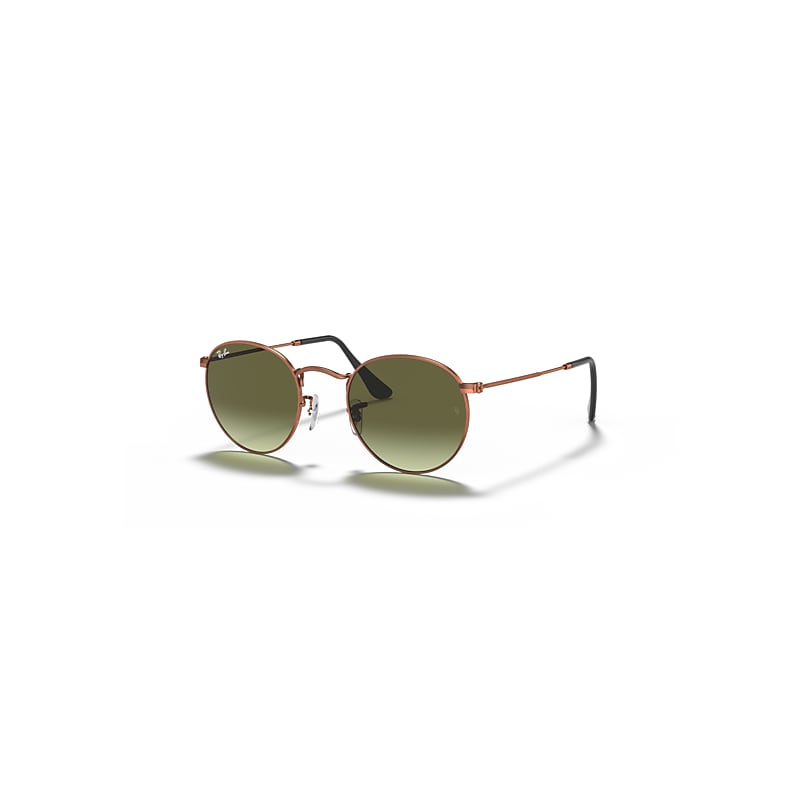 Ray-Ban Round Metal Sonnenbrillen Bronze-kupfer Fassung Grün Glas 50-21 von Ray-Ban