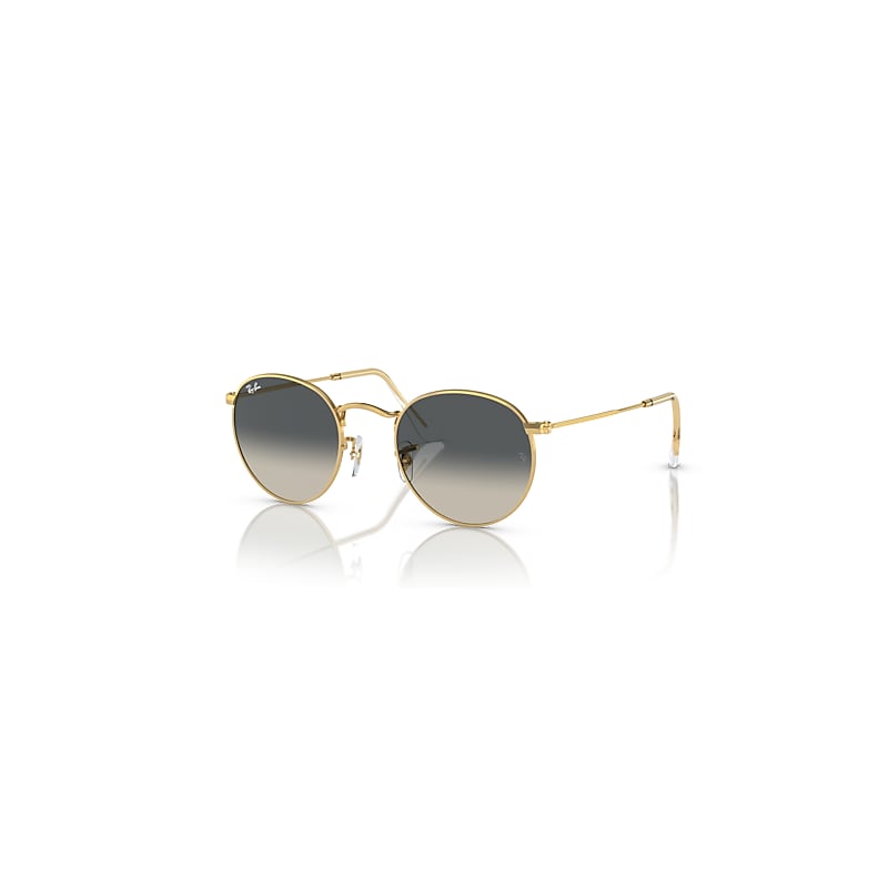 Ray-Ban Round Metal Sonnenbrillen Gold Fassung Grau Glas 50-21 von Ray-Ban