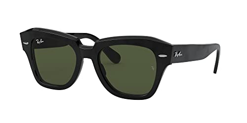 Ray-Ban Unisex State Street Sonnenbrille, Black, 49 von Ray-Ban