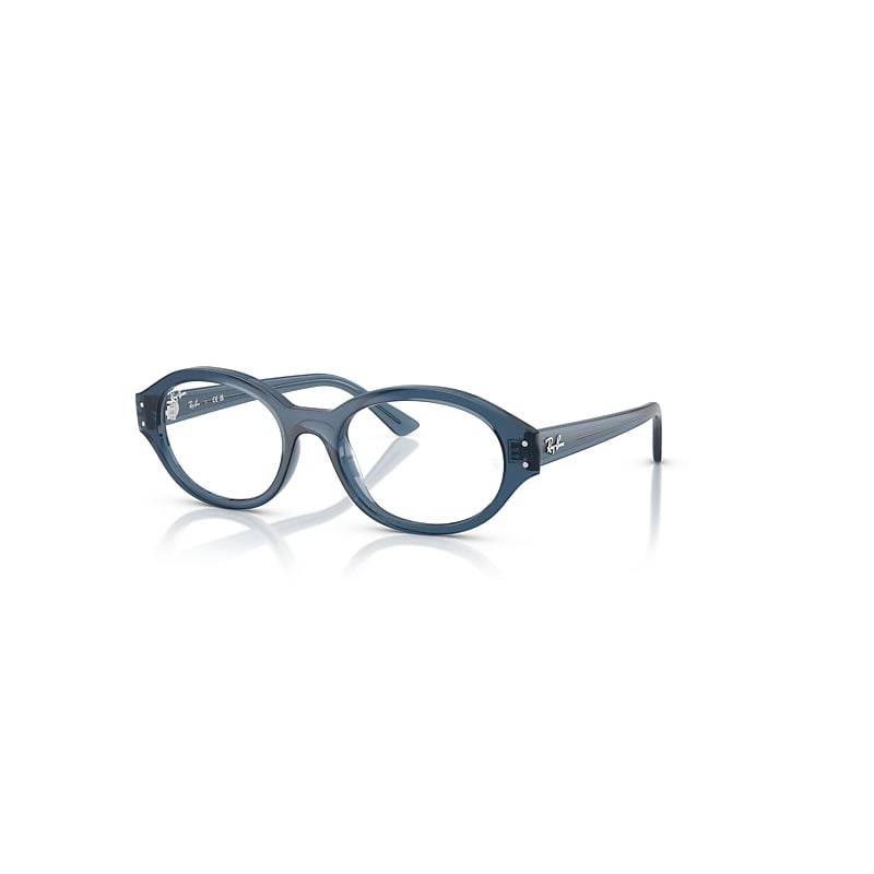 Ray-Ban Shilo Optics Bio-based  Hellblau Fassung Klar Glas Polarisiert 54-20 von Ray-Ban