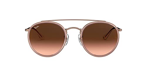 Ray-Ban Unisex Round Double Bridge Brillengestelle, Pink (Pink/Pink Gradient Brown), 51 EU von Ray-Ban