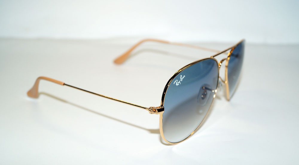 Ray-Ban Sonnenbrille RAY BAN Sonnenbrille Sunglasses RB 3025 001/3F Gr.58 Aviator von Ray-Ban