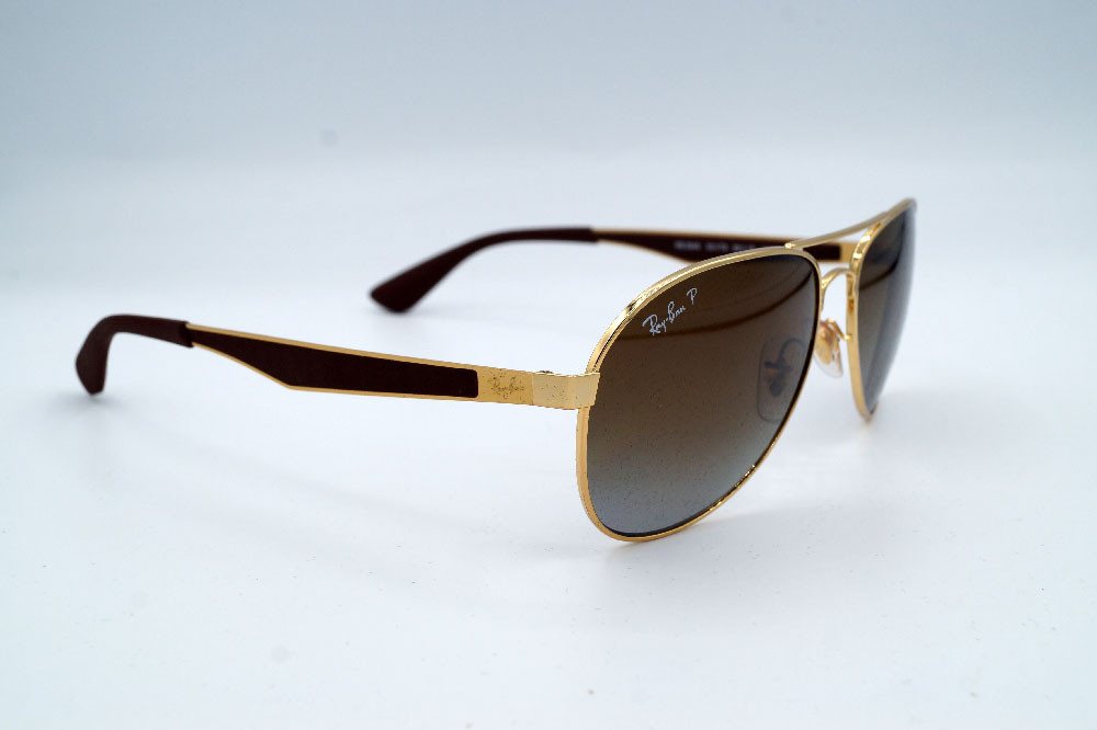 Ray-Ban Sonnenbrille RAY BAN Sonnenbrille Sunglasses RB 3549 001 T5 Polarized von Ray-Ban