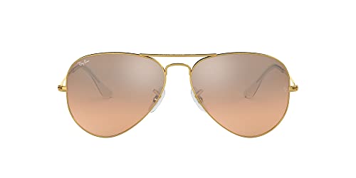 Ray-Ban Sonnenbrille RB3025 Aviator Sonnenbrille 58, Gold von Ray-Ban