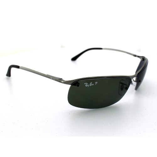 Ray-Ban - Sonnenbrille RB3183P Top Bar rechteckig, Silber, One size von Ray-Ban