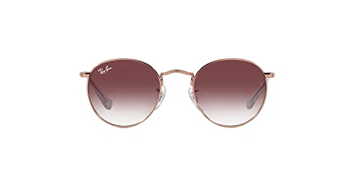 Ray-Ban Sonnenbrille RJ9547S JUNIOR RUND 291/8H Kinder Farbe Gold Glas Violett Größe 44 mm von Ray-Ban