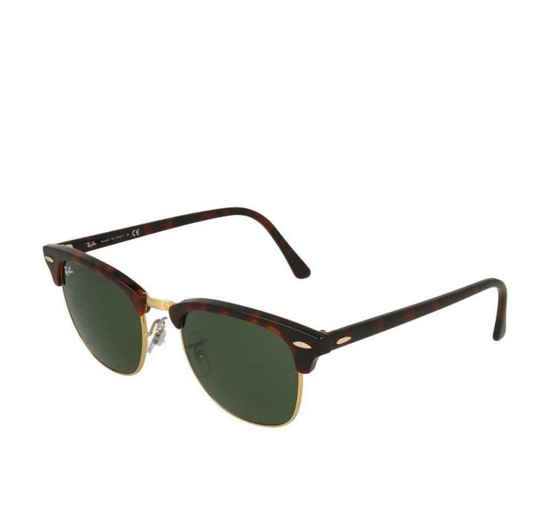 Ray-Ban Sonnenbrille Ray-Ban Clubmaster RB3016 W0366 Mock Tortoise On Arista von Ray-Ban
