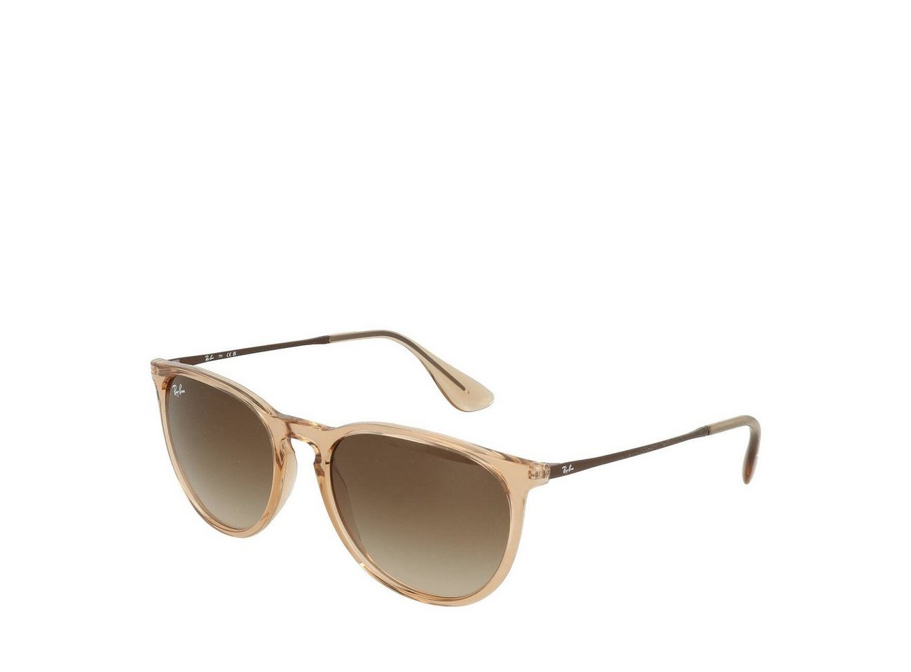 Ray-Ban Sonnenbrille Ray-Ban Erika RB4171 651413 Transparent L. Brown Brown Dark Brown von Ray-Ban